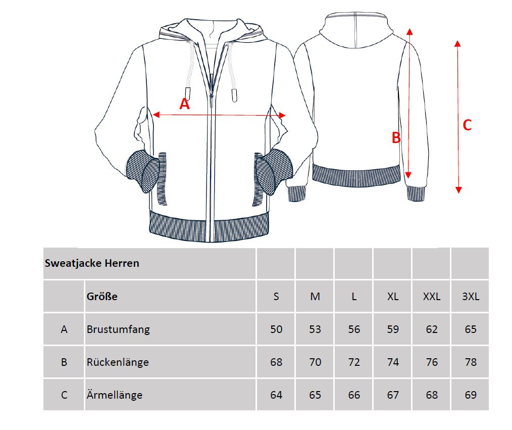 Mein Schiff  Herren Sweatjacke