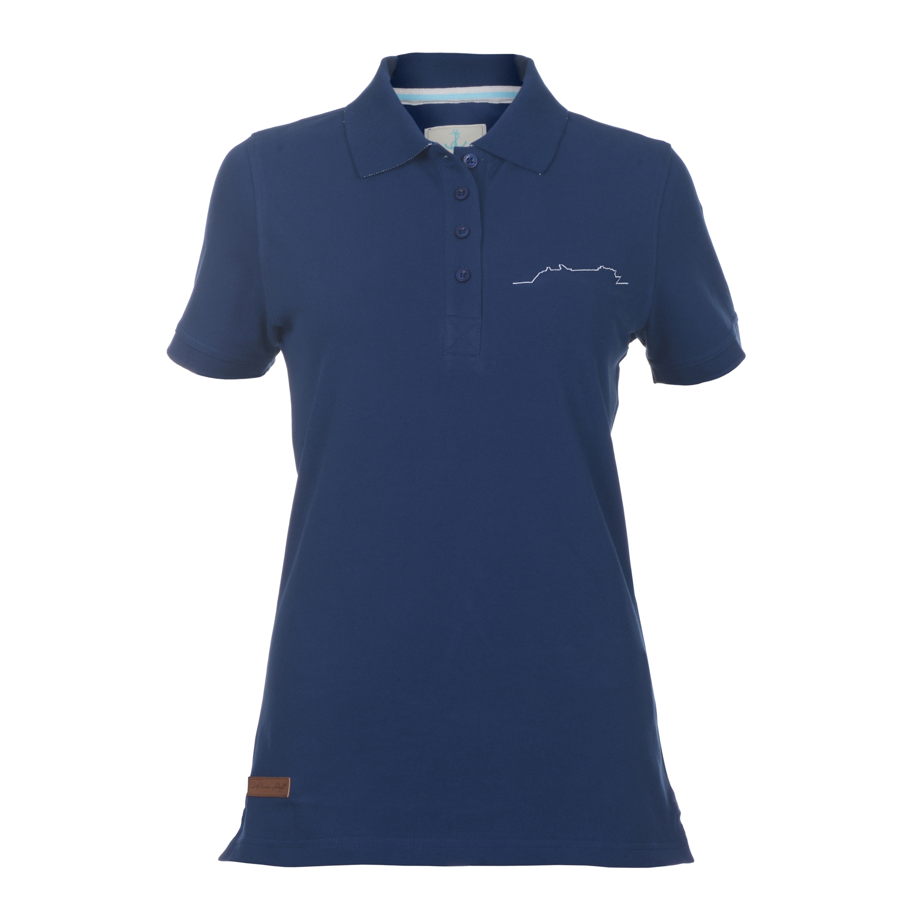 Mein Schiff  Damen Poloshirt Dunkelblau