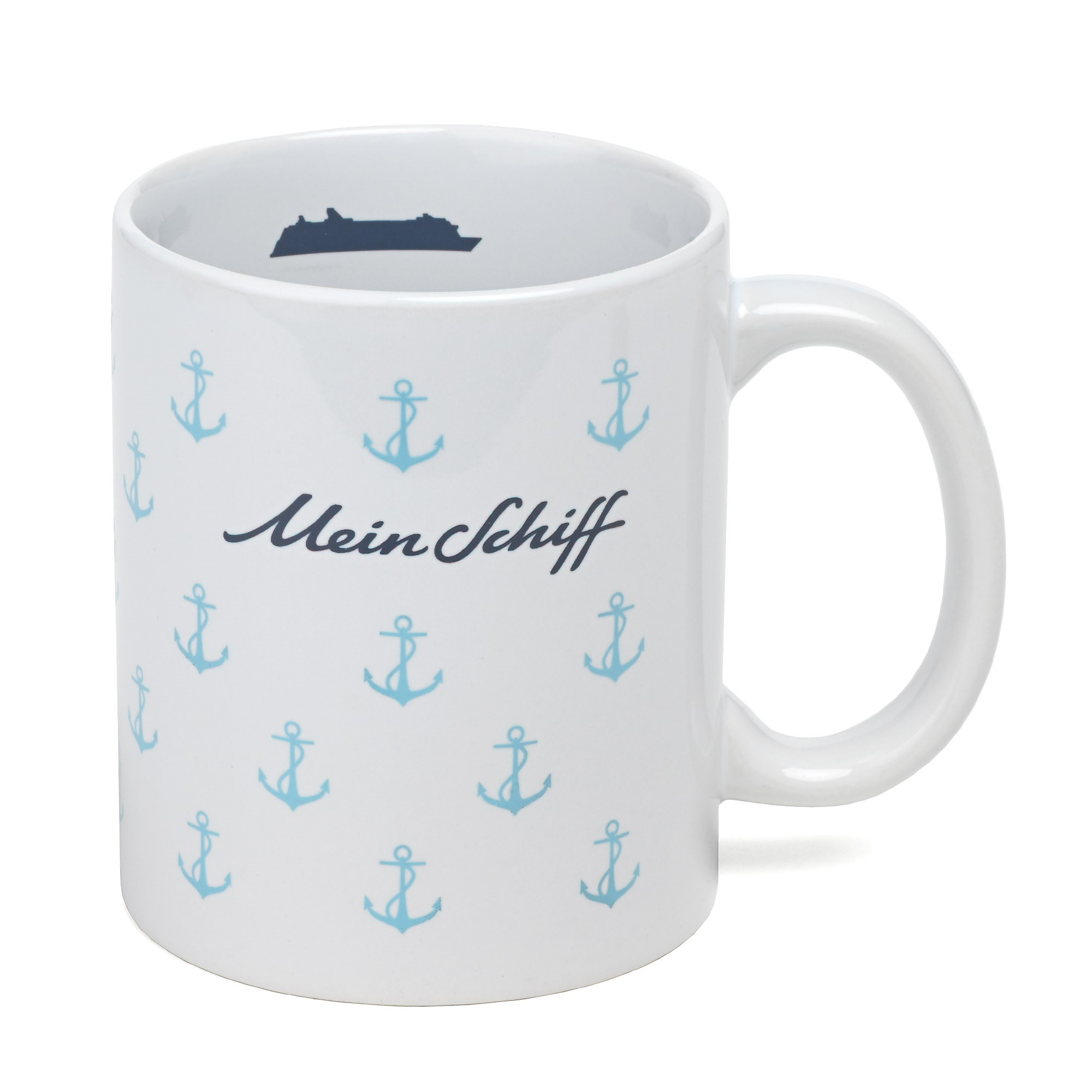 Mein Schiff  Tasse Anker türkis