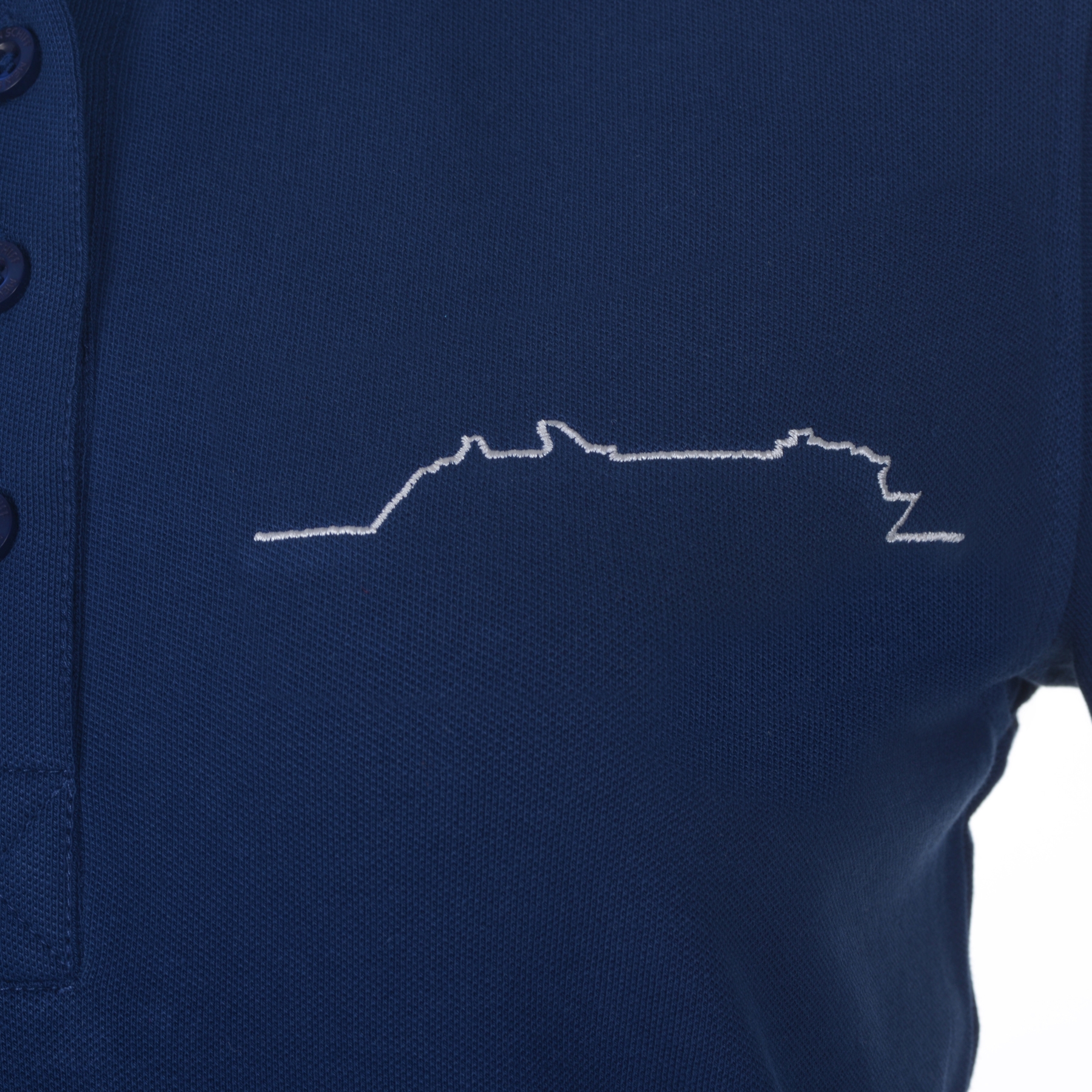 Mein Schiff  Damen Poloshirt Dunkelblau