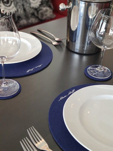 Mein Schiff  2er Tischsets aus rPET Filz - Made in Germany