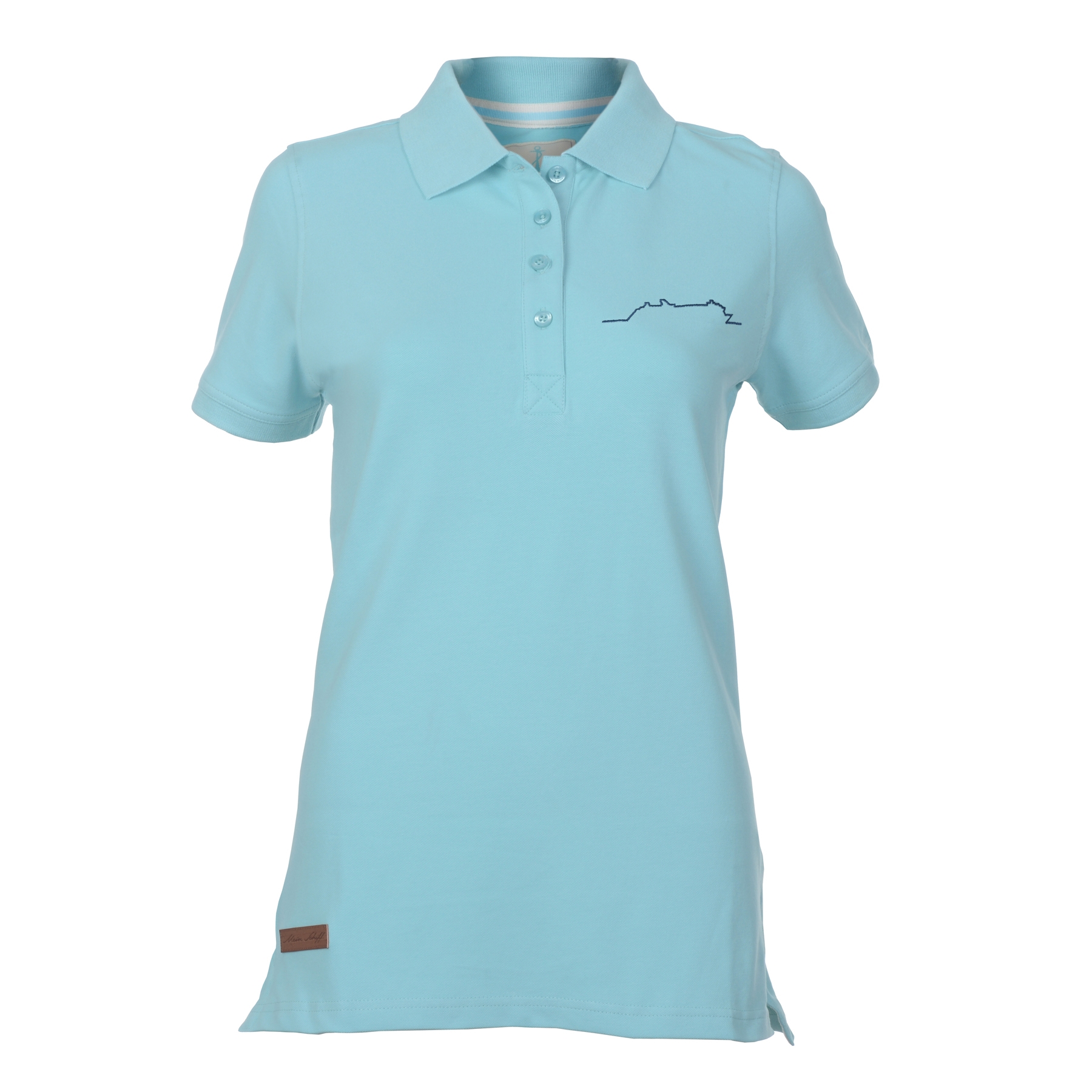 Mein Schiff   Damen Poloshirt Türkis