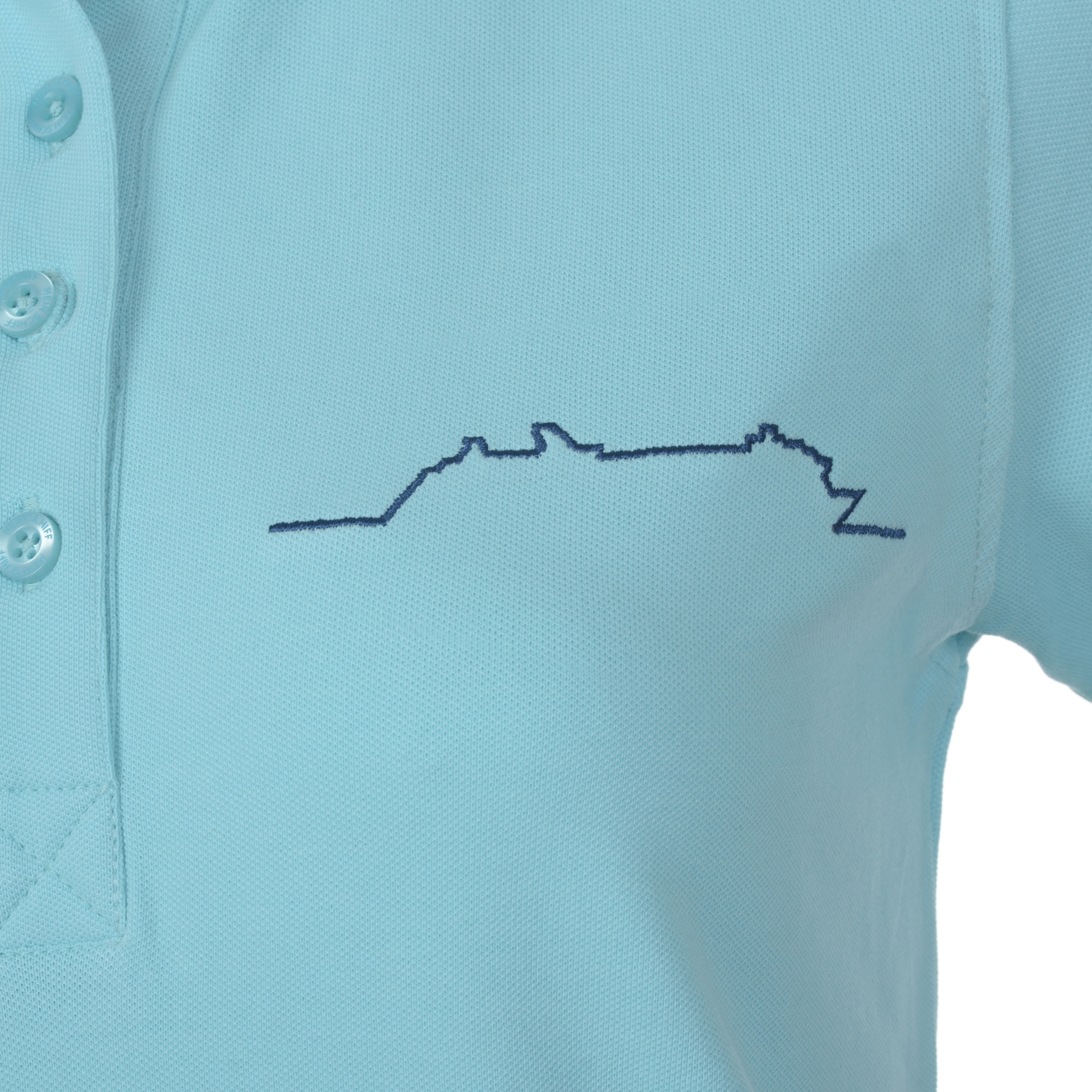 Mein Schiff   Damen Poloshirt Türkis